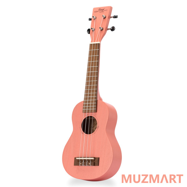 Hampi SBK-Coral-Pink Укулеле сопрано, светло-красный