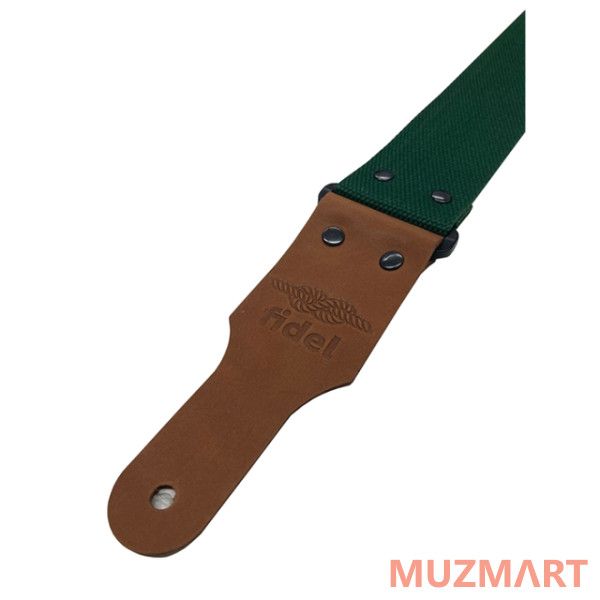 Fidel FL00062C Cotton Ремень для гитары, хлопок, зеленый