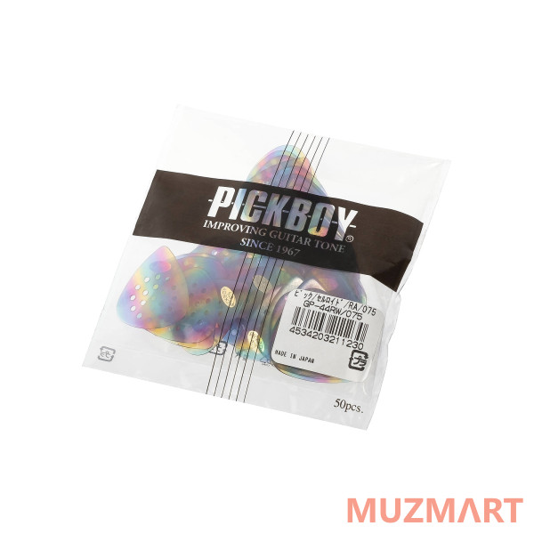 Pickboy GP-44RW/075 Celluloid Pos-A-Grip Медиаторы 50шт