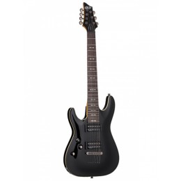 Schecter Omen-7 BLK L/H Электрогитара семиструнная левосторонняя