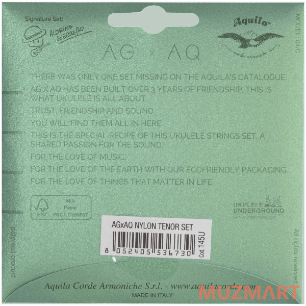 Aquila AGxAQ 145U Струны для укулеле тенор