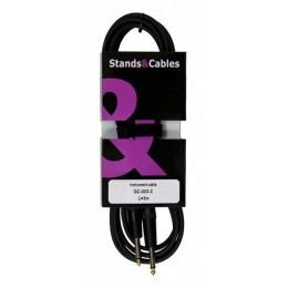 Stands&Cables GC-003-3 Кабель инструментальный Jack-Jack, 3м
