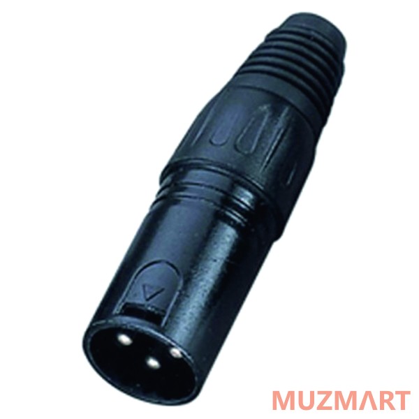 Roxtone RX004M Кабельный разъем cannon папа 3-х контактный