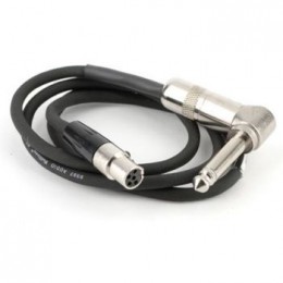Lectrosonics MI39ARA Инструментальный кабель 5 Pin TA5F мама - угловой 1/4 моно Jack (TS)