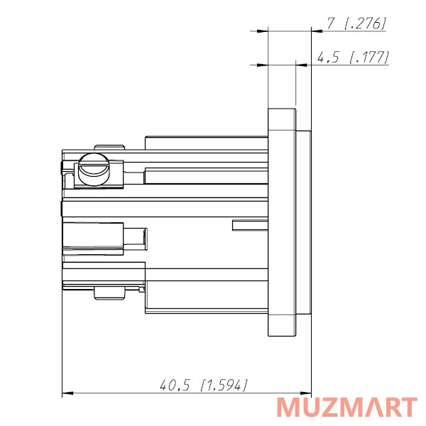 Neutrik NAC3MP-HC Панельный разъем PowerCon, 32A/250В