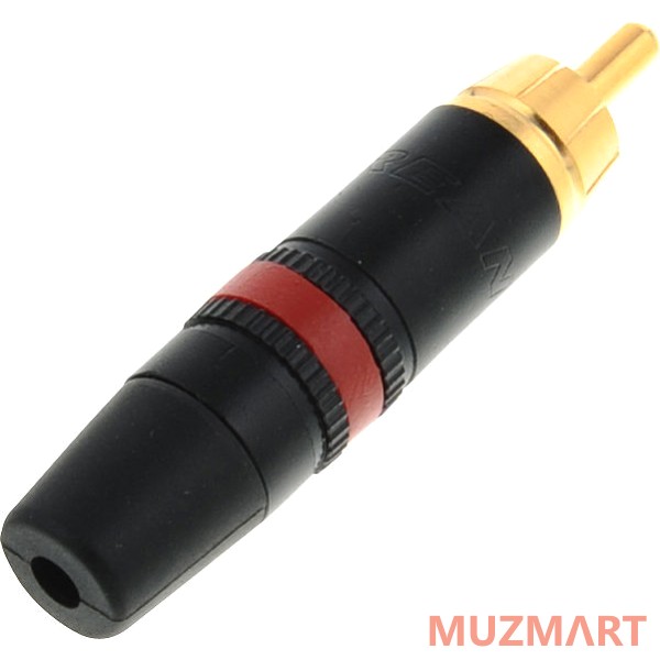 Neutrik NYS373-2 Кабельный разъем RCA, красная полоса, золоченые контакты