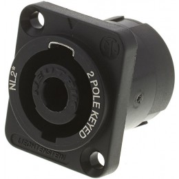 Neutrik NL2MP Панельный разъём Speakon 2-контактный, 30А