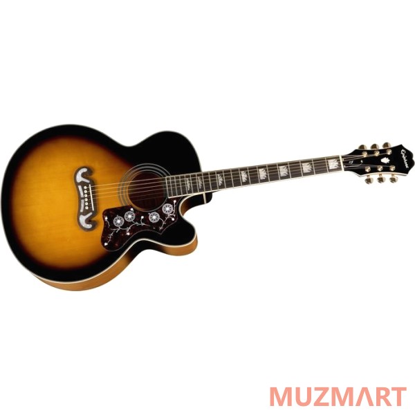 Epiphone EJ-200CE VINT. Sunburst GLD Электроакустическая гитара