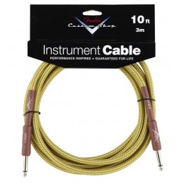 Fender Custom Shop 10` Instrument Cable Tweed Кабель инструментальный Jack-Jack, 3м