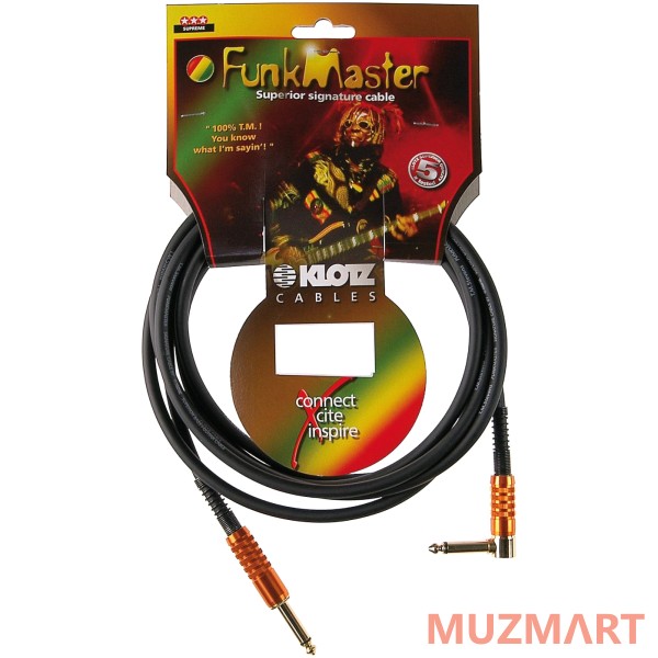 Klotz TM-R0450 Кабель инструментальный, угловой 4,5м
