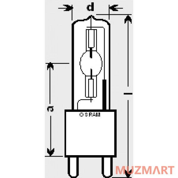 Osram HMI-575W/SE Лампа газоразрядная