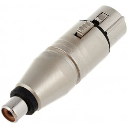 Neutrik NA2FPMF Адаптер XLR female - RCA, посеребренные контакты
