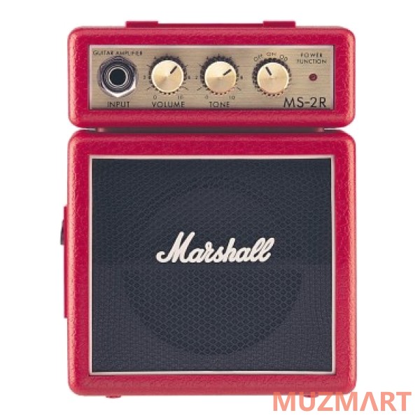 Marshall MS-2R MICRO AMP (RED) Портативный гитарный усилитель