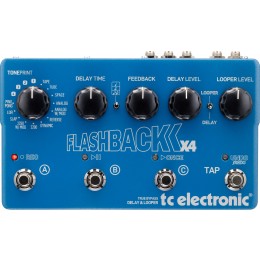 TC Electronic FLASHBACK X4 DELAY & LOOPER TonePrint Напольная педаль эффекта задержки и лупер