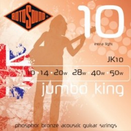 Rotosound JK10 STRINGS PHOSPHOR BRONZE Струны для акустической гитары