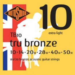 Rotosound TB10 STRINGS 80/20 BRONZE Струны для акустической гитары