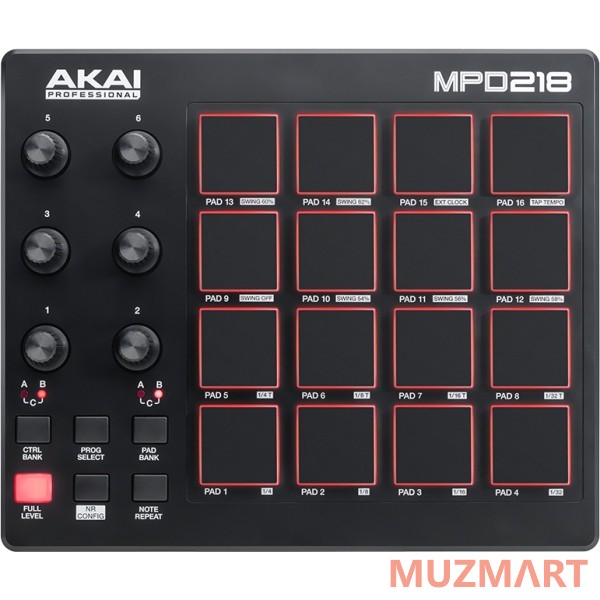 Akai Pro MPD218 Компактный USB/MIDI-контроллер