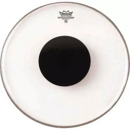 Remo CS-0314-10 Batter, Controlled Sound, Black Dot, Clear 14" Пластик для малого барабана прозрачный