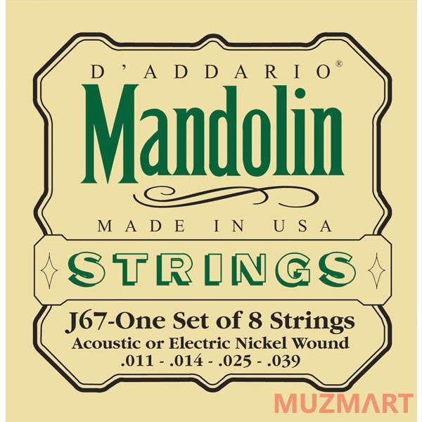 D'Addario J67 Струны для мандолины