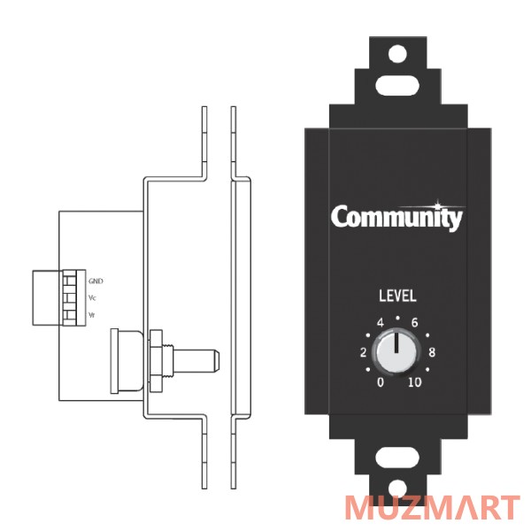 Community Pro Audio RLC1 Регулятор громкости настенный зональный