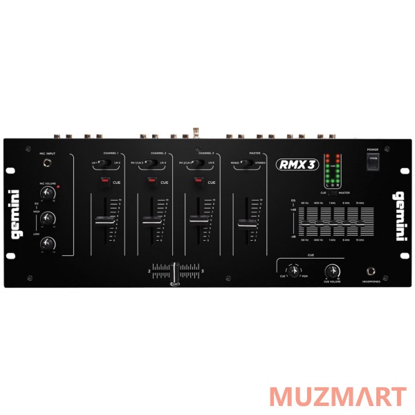 Gemini RMX3 DJ микшер рэковый