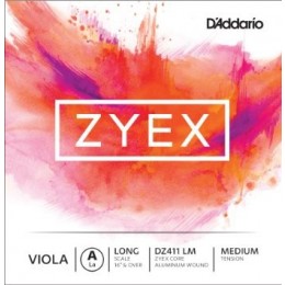 D'Addario DZ411 LM Zyex Струна A для альта