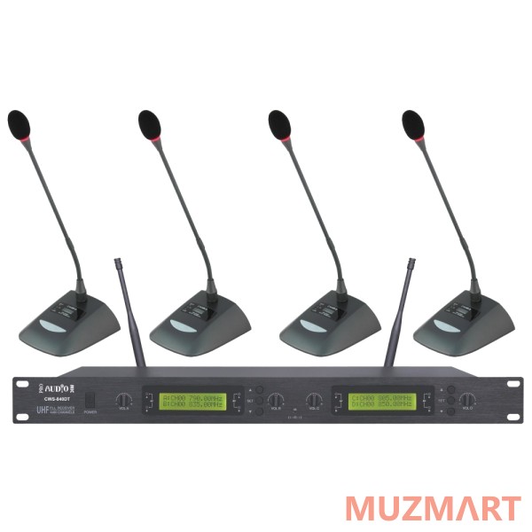 Proaudio CWS-840DT Беспроводная радиосистема с четырьмя настольными микрофонами