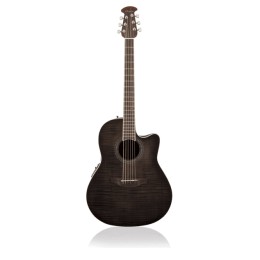 Ovation CS24P-TBBY Celebrity Standard Plus Mid Cutaway Trans Black Flame Maple гитара электроакустич