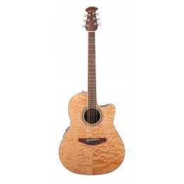 Ovation CS24P-4Q Celebrity Standard Plus Mid Cutaway Natural Quilt Maple Электроакустическая гитара