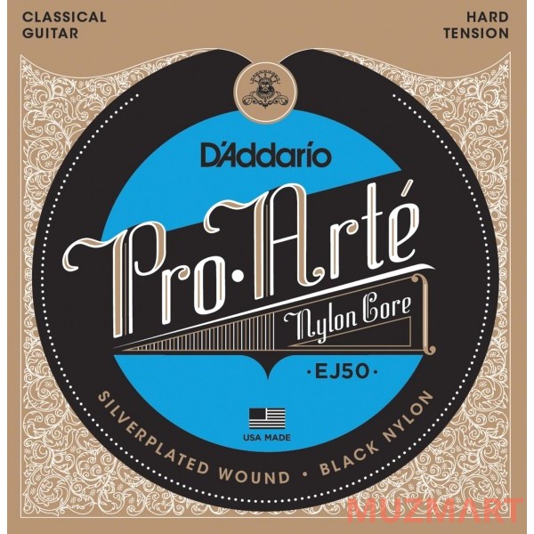 D'Addario EJ50 Hard Струны для классической гитары