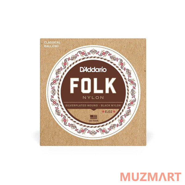 D'Addario EJ32 Струны для акустической фолк гитары