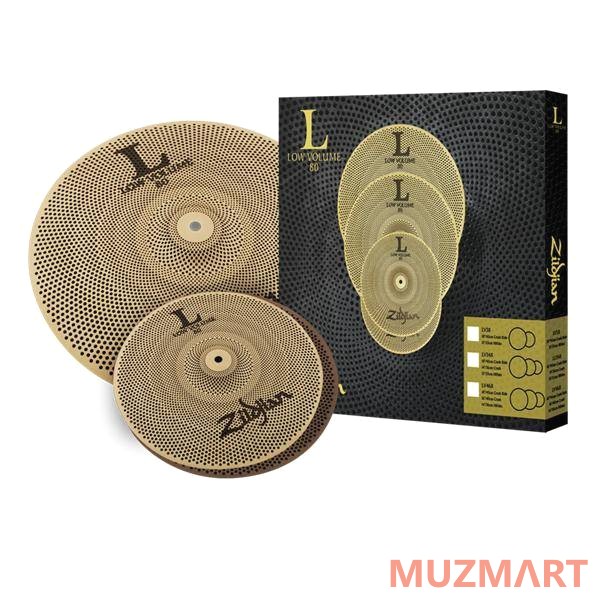 Zildjian LV38 Low Volume 13” HiHat/18” Crash Набор тарелок