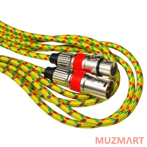 Stands&Cables MC-087XX-3 Микрофонный кабель XLR мама - XLR папа, 3м