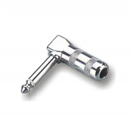 Roxtone RJ029M Разъем Jack 1/4”(6.3мм) моно, угловой