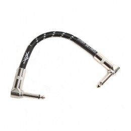 Fender 6'' PATCH CABLES BLACK Кабель для соединения педалей, 0,15 м