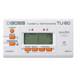 Boss TU-80-WH Хроматический тюнер и метроном