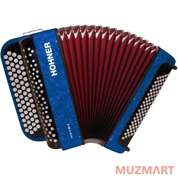 Hohner Nova II 80 A (A1244) Dark Blue Ученический баян 3/4