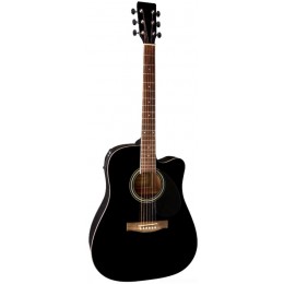 VGS D10 CE Dreadnought Cutaway Black Электроакустическая гитара