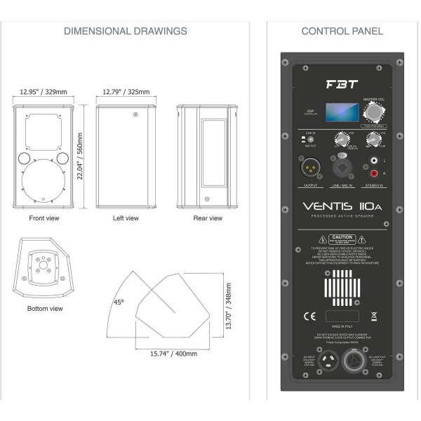 FBT VENTIS 110A Активная акустическая система