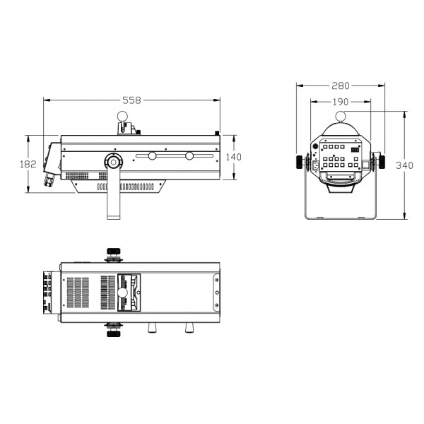 Involight LED FS150 Прожектор театральный