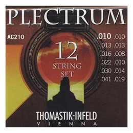 Thomastik Plectrum AC210T струны для двенадцатиструнной гитары 10-41, бронза