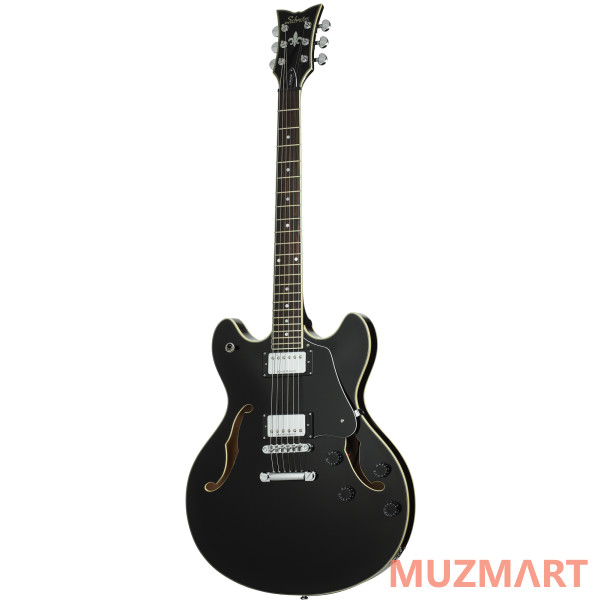 Schecter Vintage Corsair T.O.M. BLK Полуакустическая электрогитара