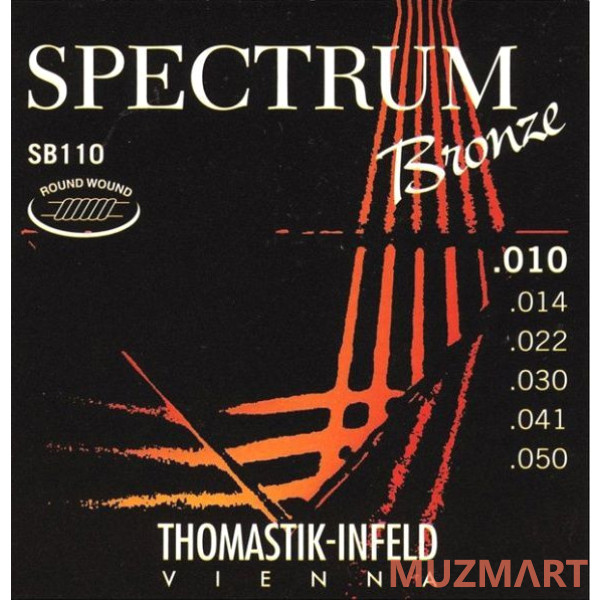 Thomastik Spectrum SB110T струны для акустической гитары 10-50, бронза