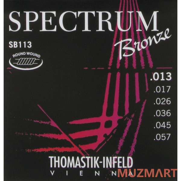 Thomastik Spectrum SB113 струны для акустической гитары 13-57, бронза