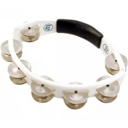 Latin Percussion LP152 Cyclops Steel Jingles Tambourine White тамбурин пластик