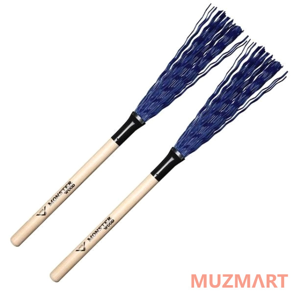 Vater VBMW Monster Brush Wood Wire Tap щетки пластиковые, деревянная ручка 5A