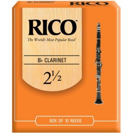Rico RCA1025 №2,5 Трости для кларнета Bb 10 шт.